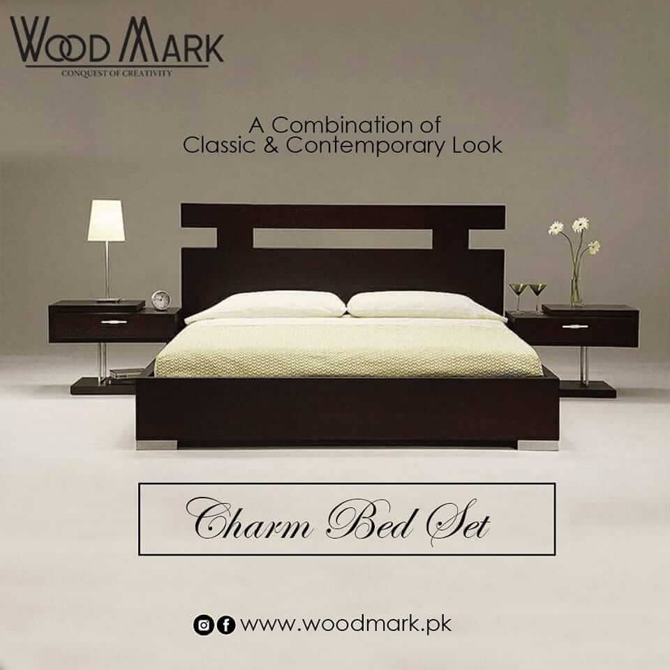 Premium Charm Set Bed - WoodMark